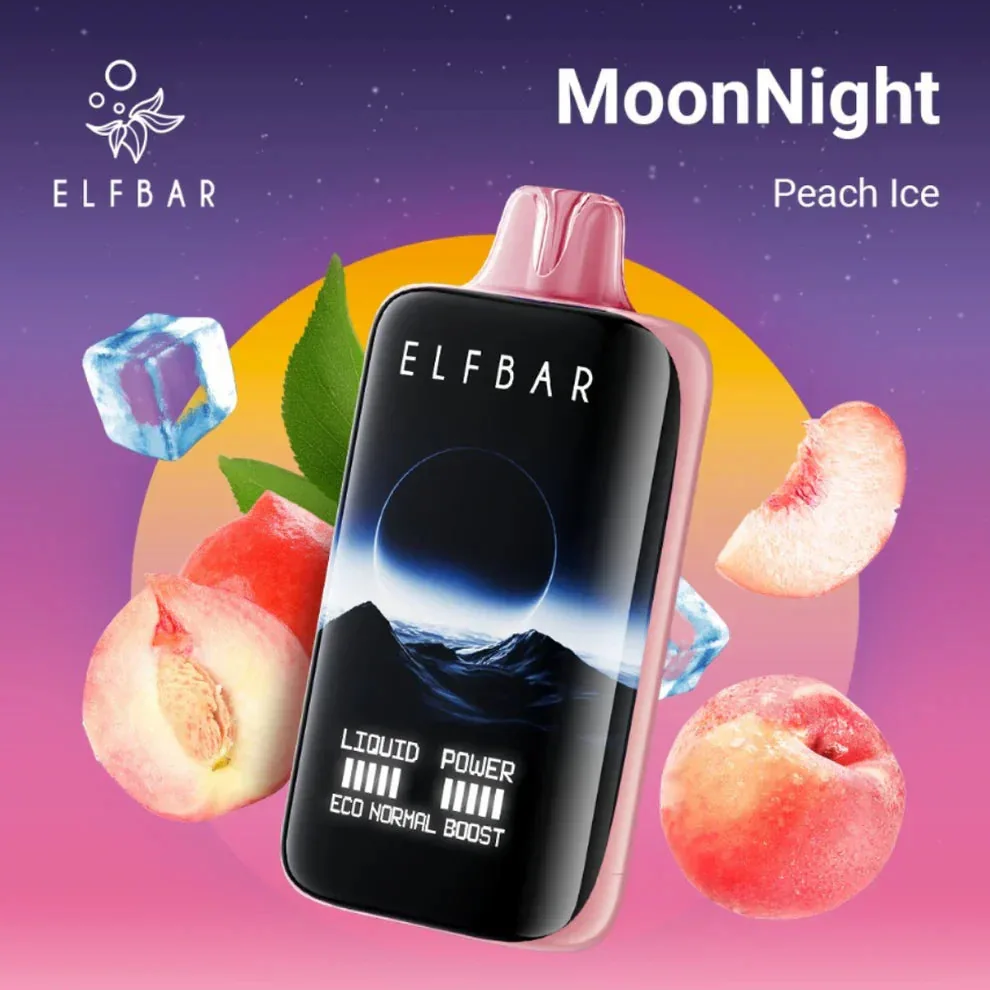 Elf Bar Moon Night 40K – Peach Ice 40000 Puffs - Vape Shop Hyderabad