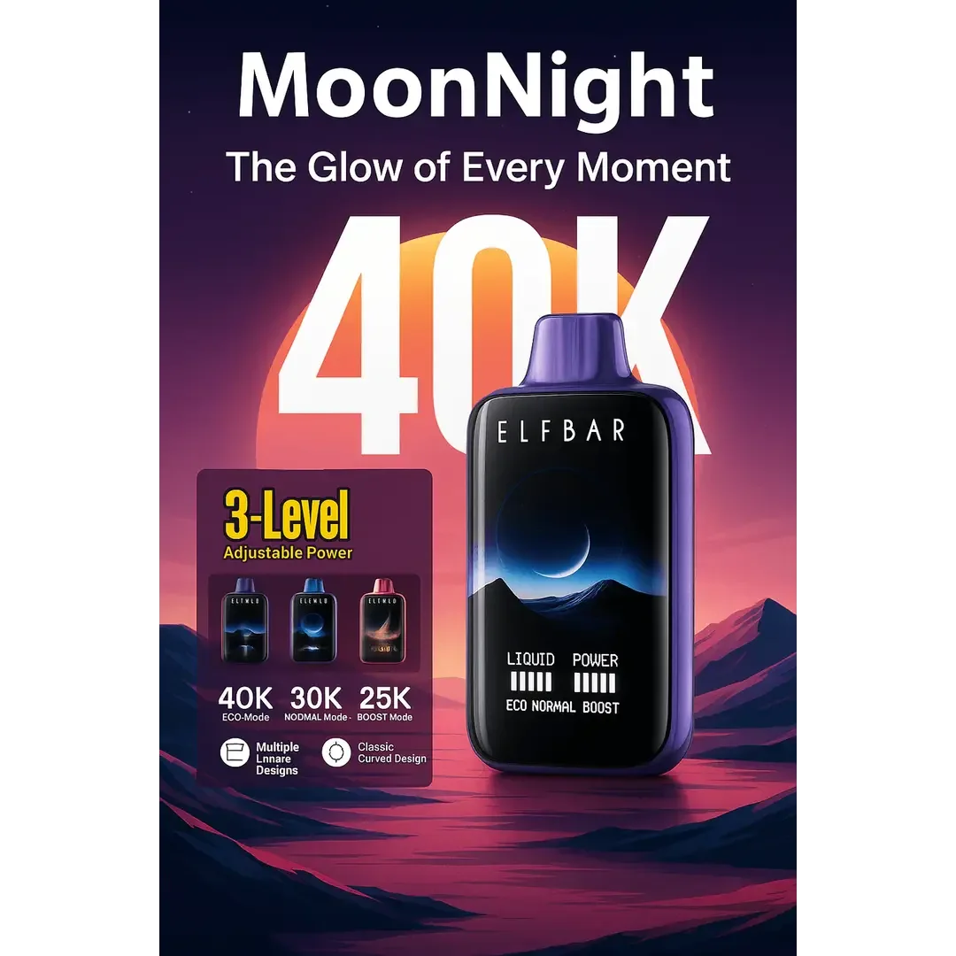 Elf Bar Moon Night – Blueberry Raspberry Watermelon - Vape Shop Hyderabad