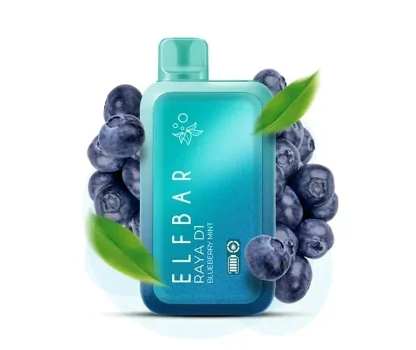 Elf Bar Raya D1 – Blueberry Mint - Vape Shop Hyderabad