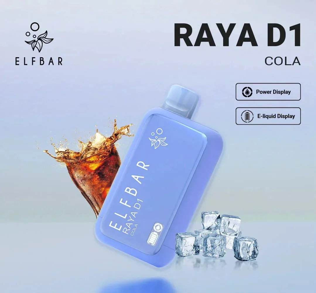 Elf Bar Raya D1 – Cola - Vape Shop Hyderabad