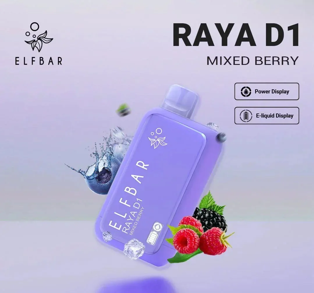 Elf Bar Raya D1 – Mixed Berry - Vape Shop Hyderabad