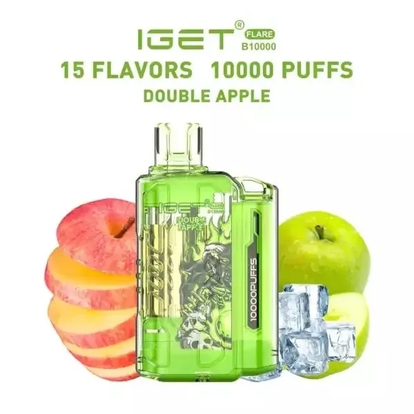 Iget Flare B10000 – Double Apple - Vape Shop Hyderabad
