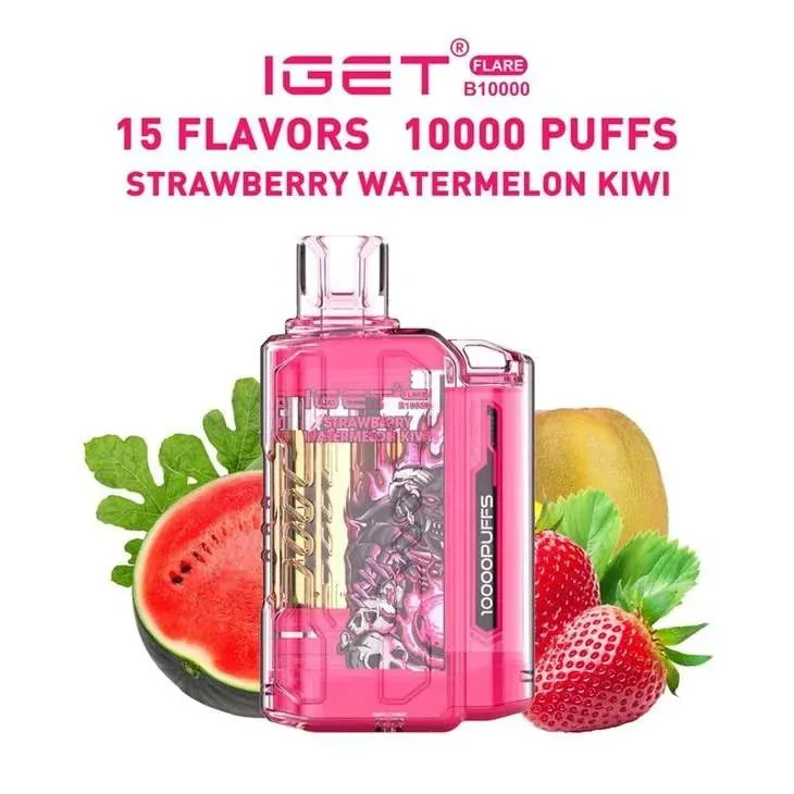 Iget Flare B10000 – Strawberry Watermelon Kiwi - Vape Shop Hyderabad