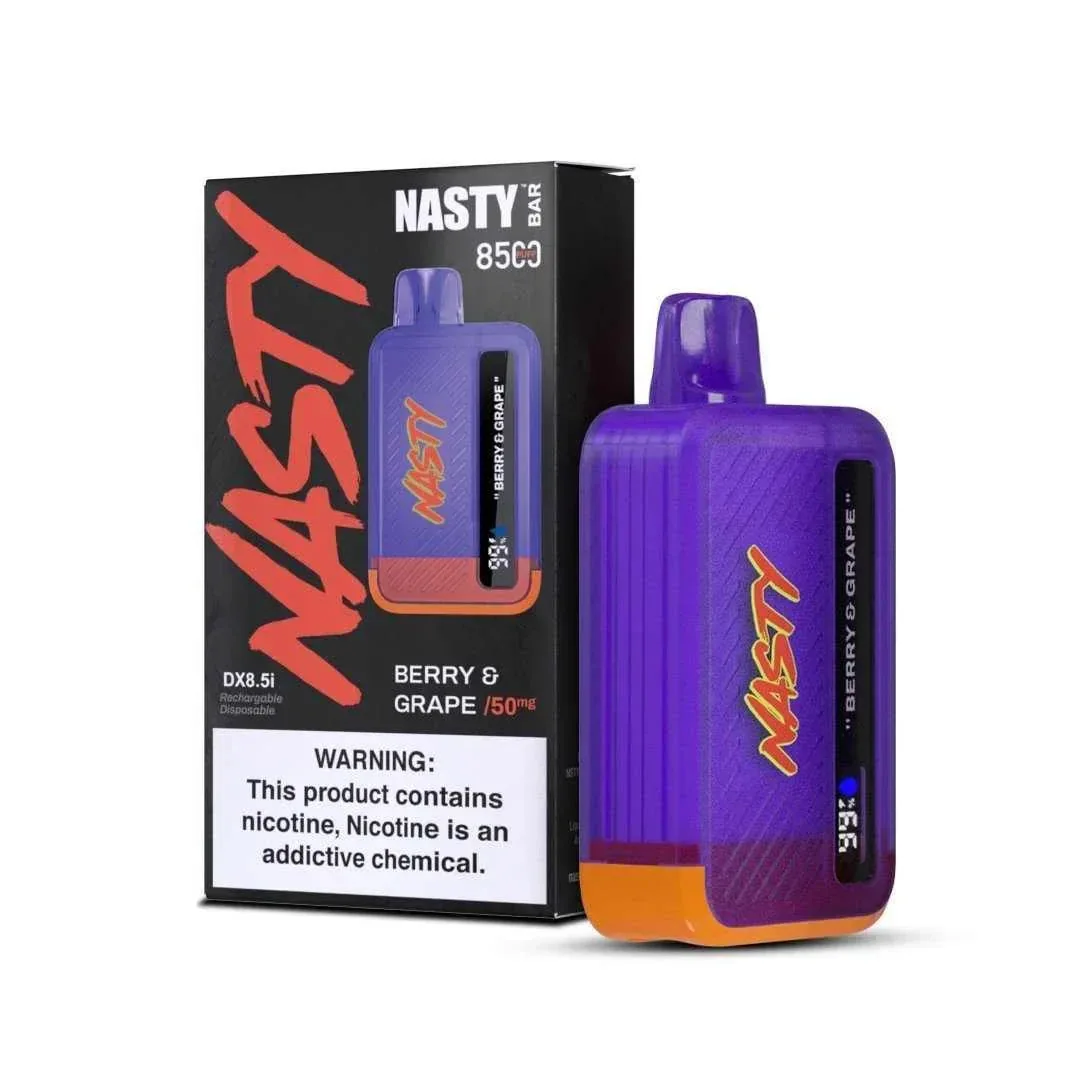 Nasty Bar Berry & Grape – (8500 Puffs) - Vape Shop Hyderabad