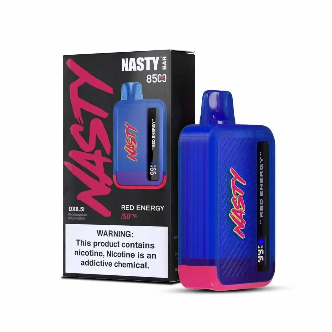 Nasty Bar Red Energy – (8500 Puffs) - Vape Shop Hyderabad
