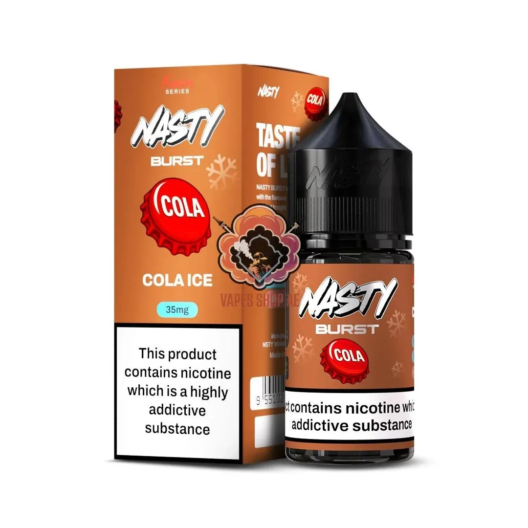 Nasty Burst Nic Salts – Cola Ice - Vape Shop Hyderabad