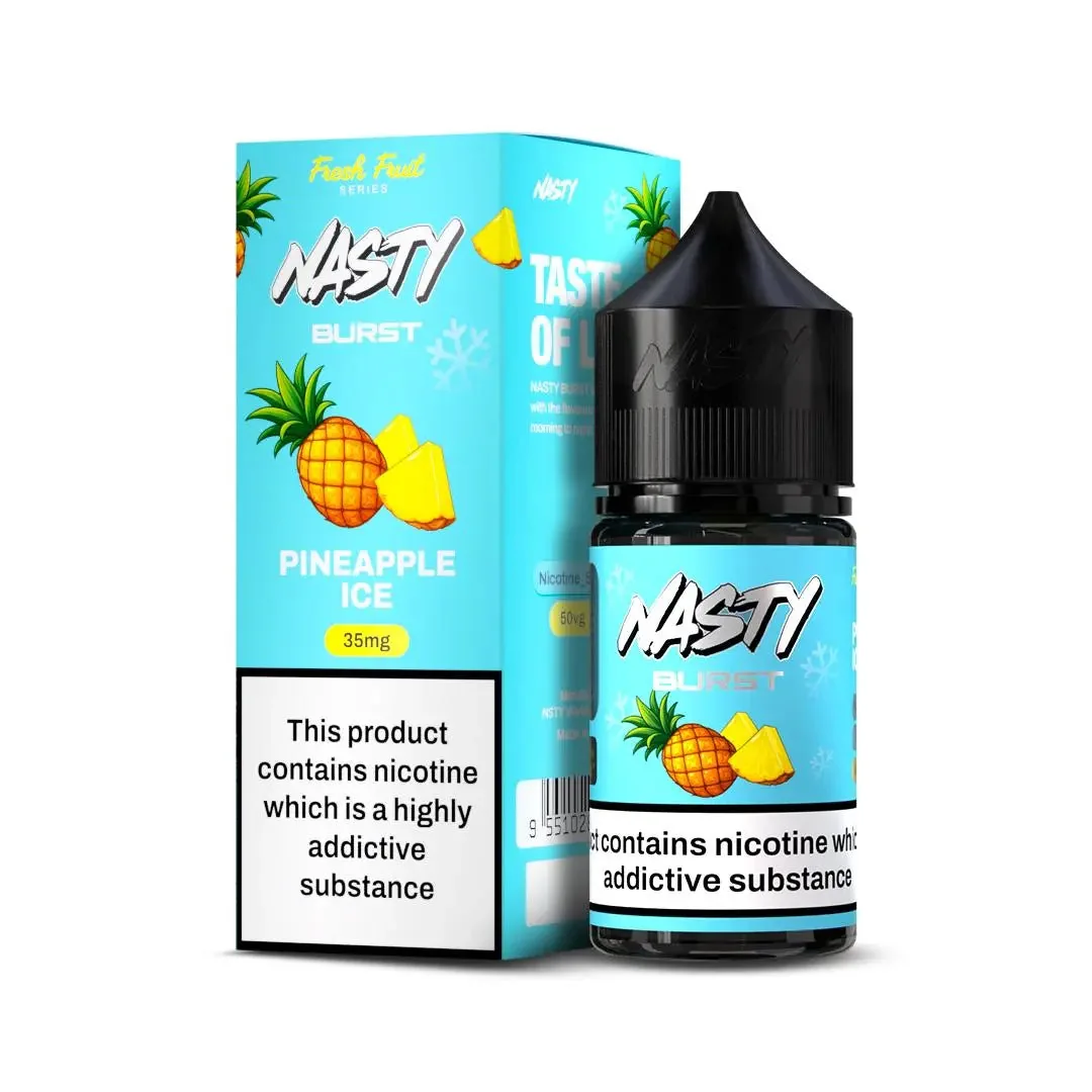 Nasty Burst Nic Salts – Pineapple Ice - Vape Shop Hyderabad