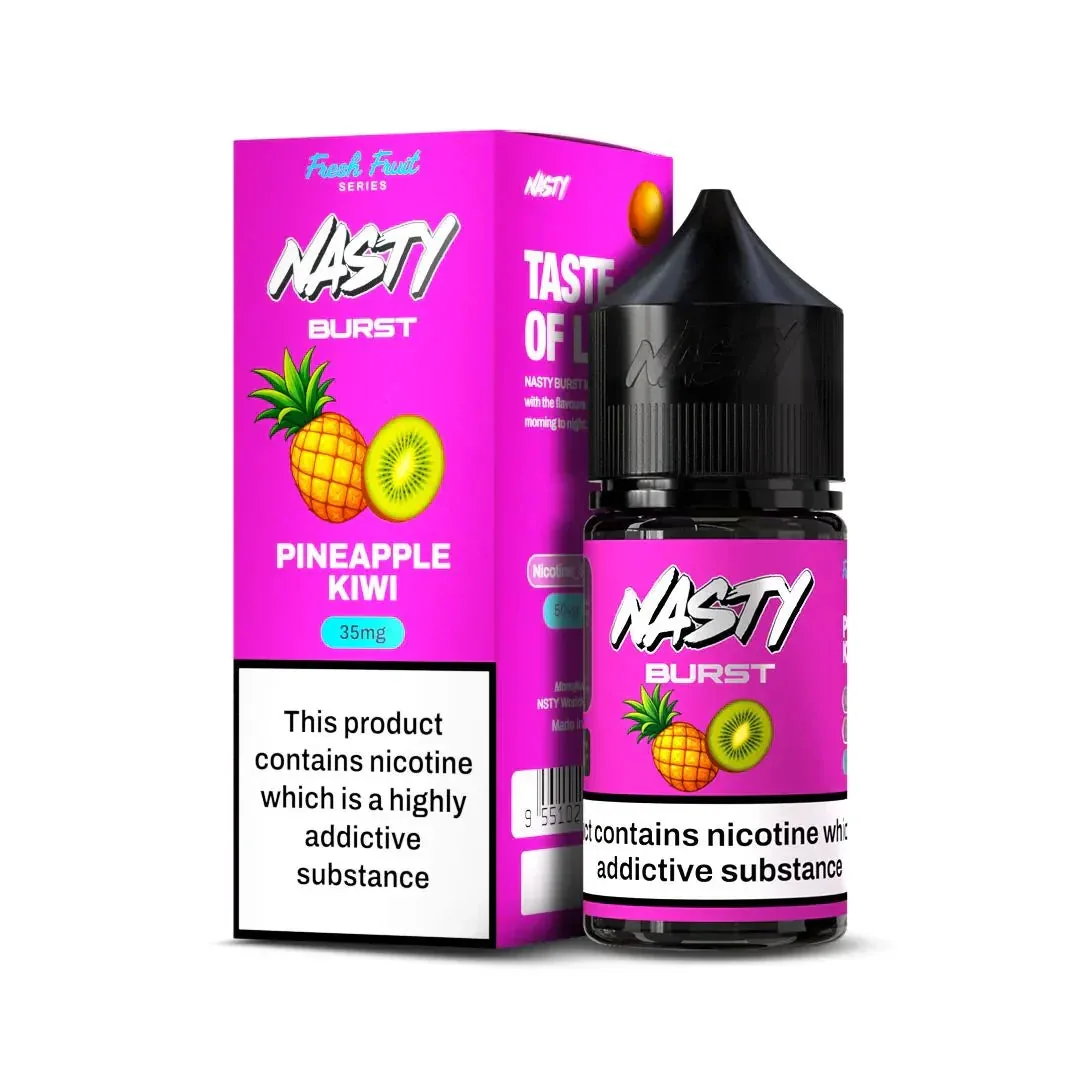 Nasty Burst Nic Salts – Pineapple Kiwi - Vape Shop Hyderabad