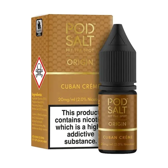 Pod Salt Cuban Creme – Nicotine Salt - Vape Shop Hyderabad