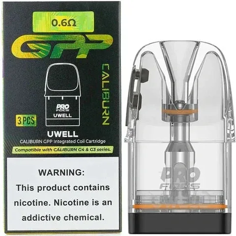 Uwell Caliburn Gpp Replacement Pod (0 6ω) - Vape Shop Hyderabad