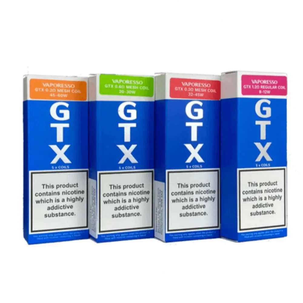 Vaporesso Gtx Replacement Coil Series (5-pack) - Vape Shop Hyderabad